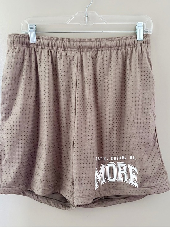 Alphalete Other - Alphalete LDB Mesh Athletic Shorts Brown Taupe L Gym Workout Gorpcore Aesthetic